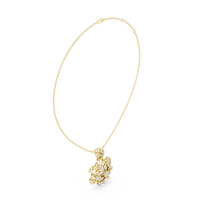 Celestial Mandala Diamond Pendant