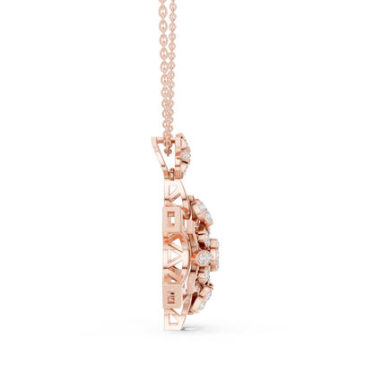 Celestial Mandala Diamond Pendant