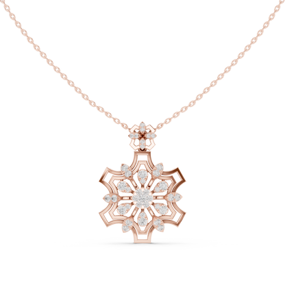 Celestial Mandala Diamond Pendant