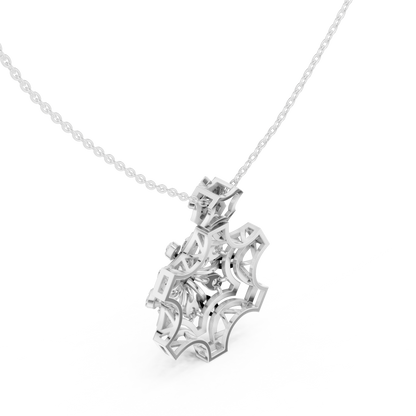 Celestial Mandala Diamond Pendant