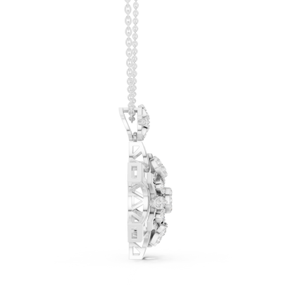 Celestial Mandala Diamond Pendant