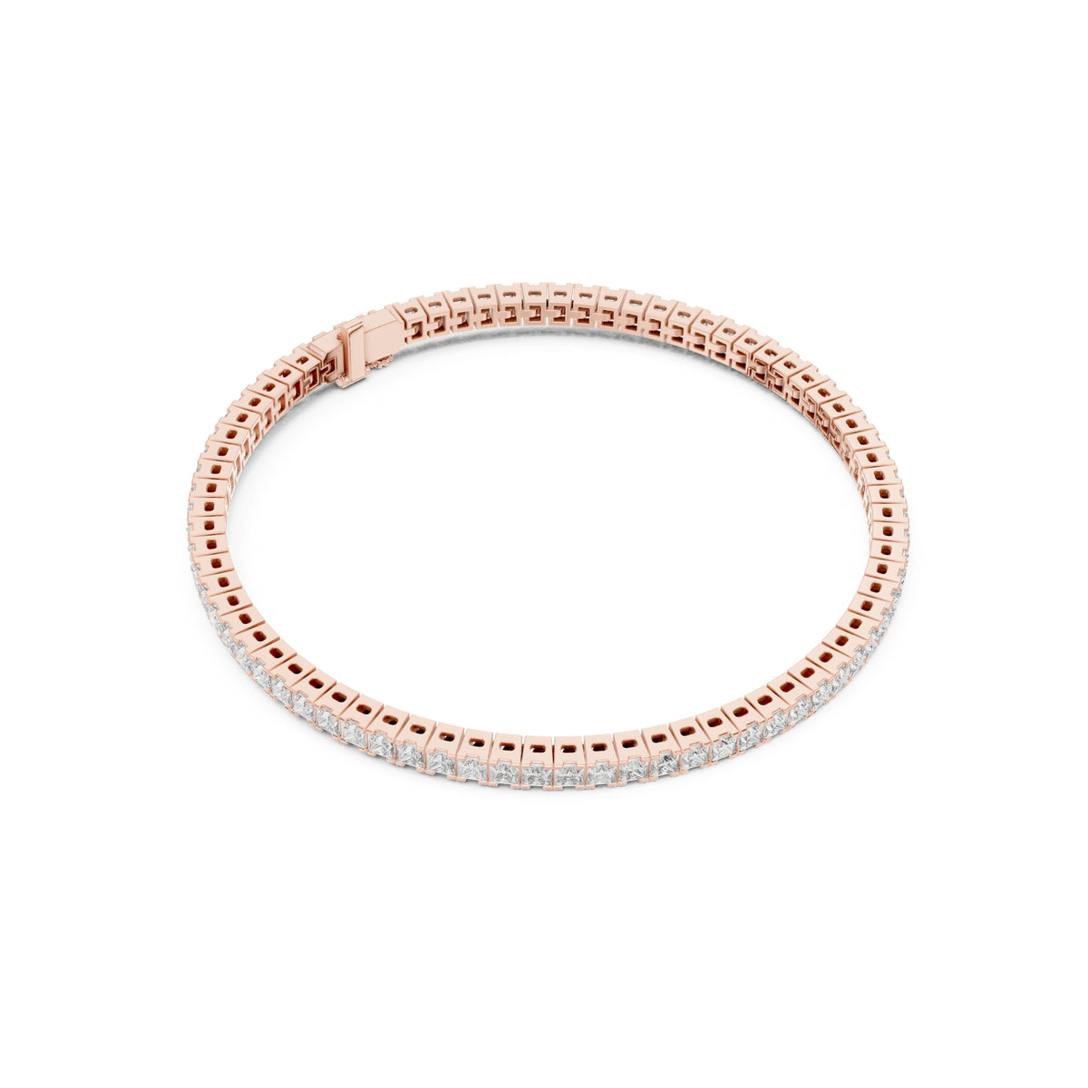 Imperial Prism Princess Cut Diamond Tennis Bracelet