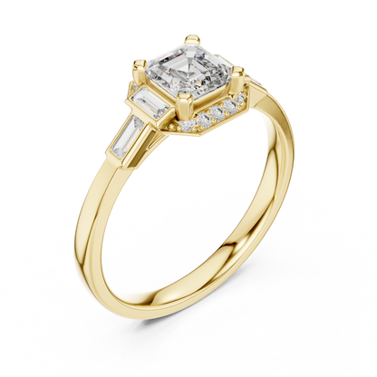 Regal Frame Sculpted Elegance Ring