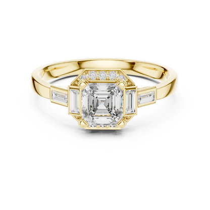 Regal Frame Sculpted Elegance Ring