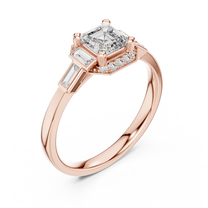 Regal Frame Sculpted Elegance Ring