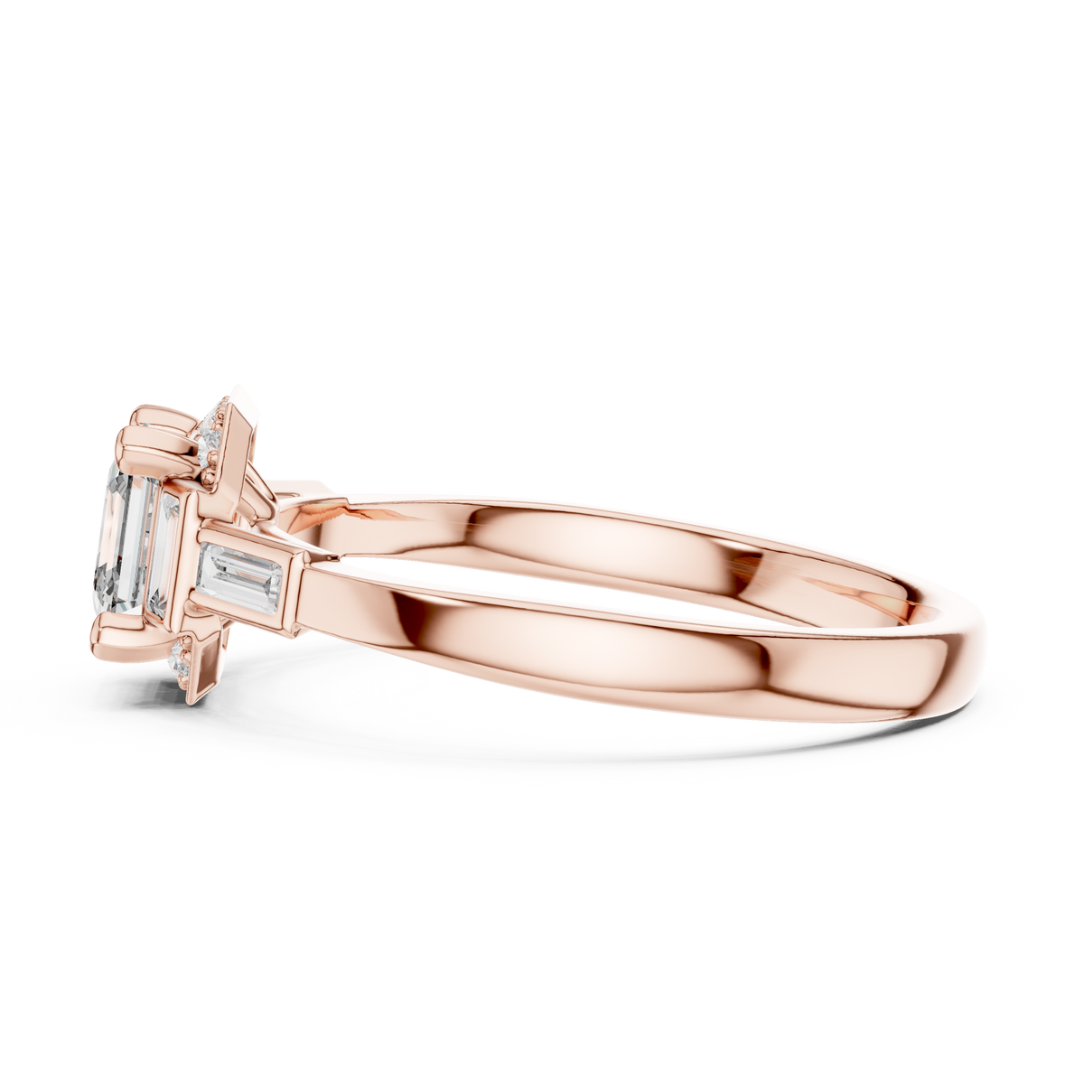 Regal Frame Sculpted Elegance Ring