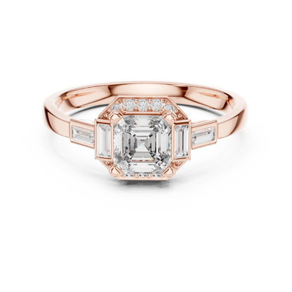 Regal Frame Sculpted Elegance Ring