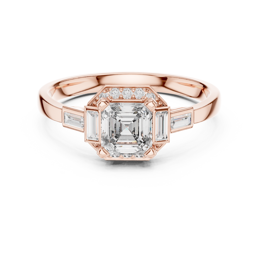 Regal Frame Sculpted Elegance Ring
