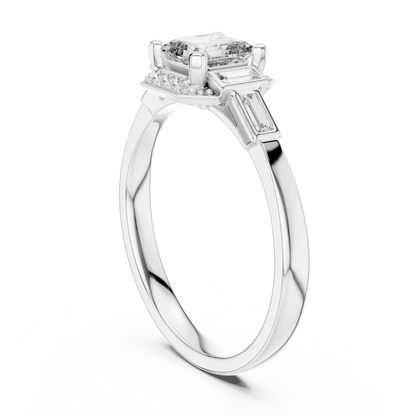 Regal Frame Sculpted Elegance Ring