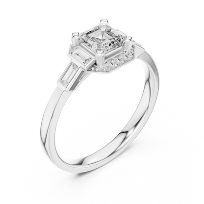 Regal Frame Sculpted Elegance Ring