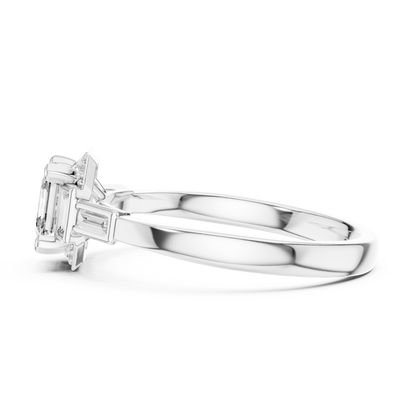 Regal Frame Sculpted Elegance Ring