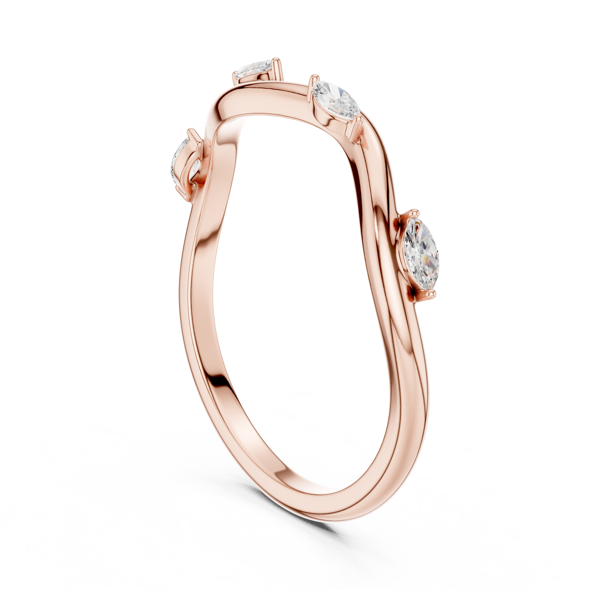 Marquise Wave Ring