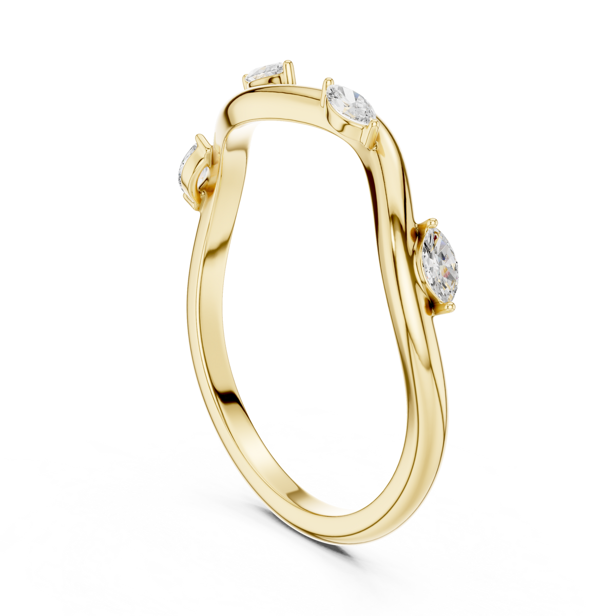 Marquise Wave Ring