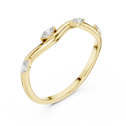 Marquise Wave Ring