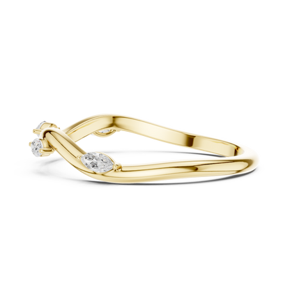 Marquise Wave Ring