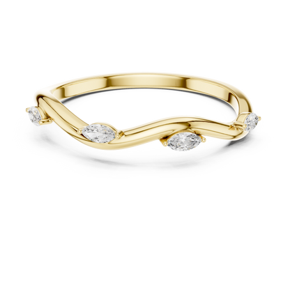 Marquise Wave Ring