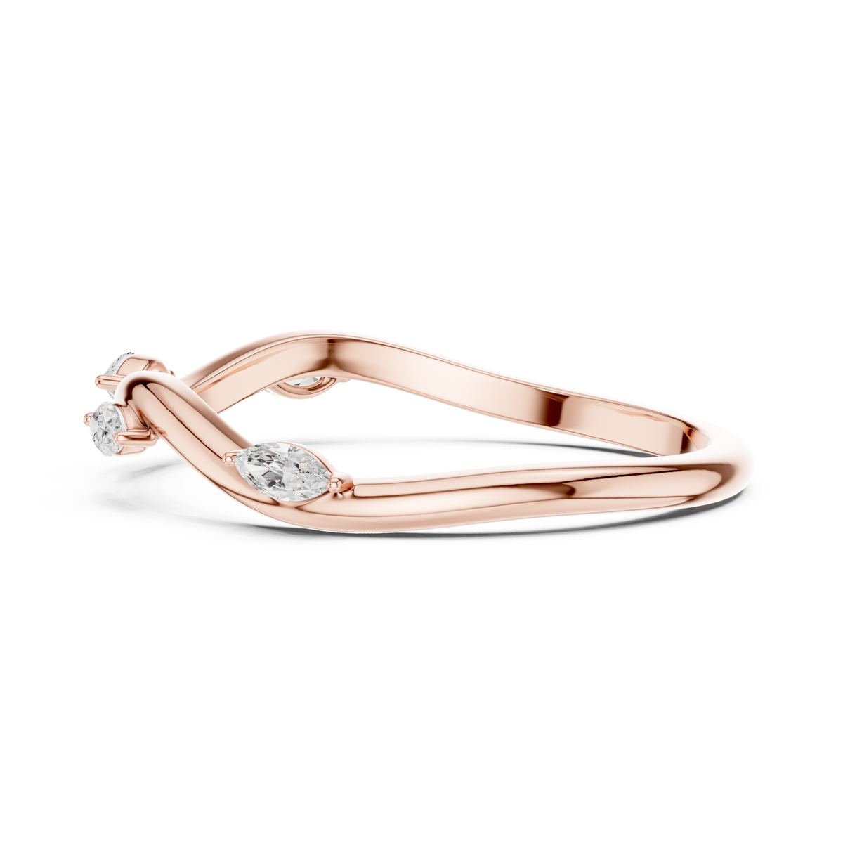 Marquise Wave Ring