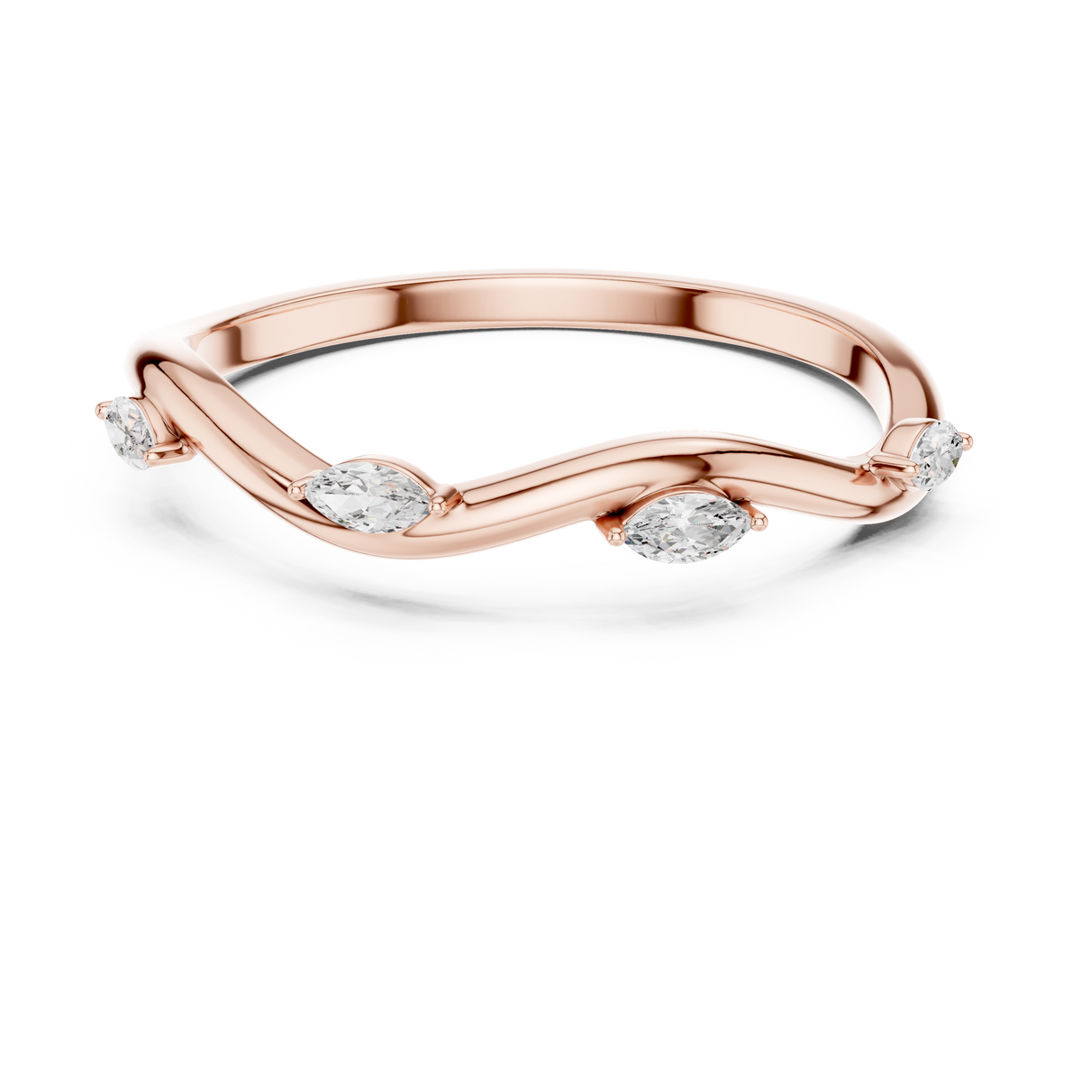 Marquise Wave Ring