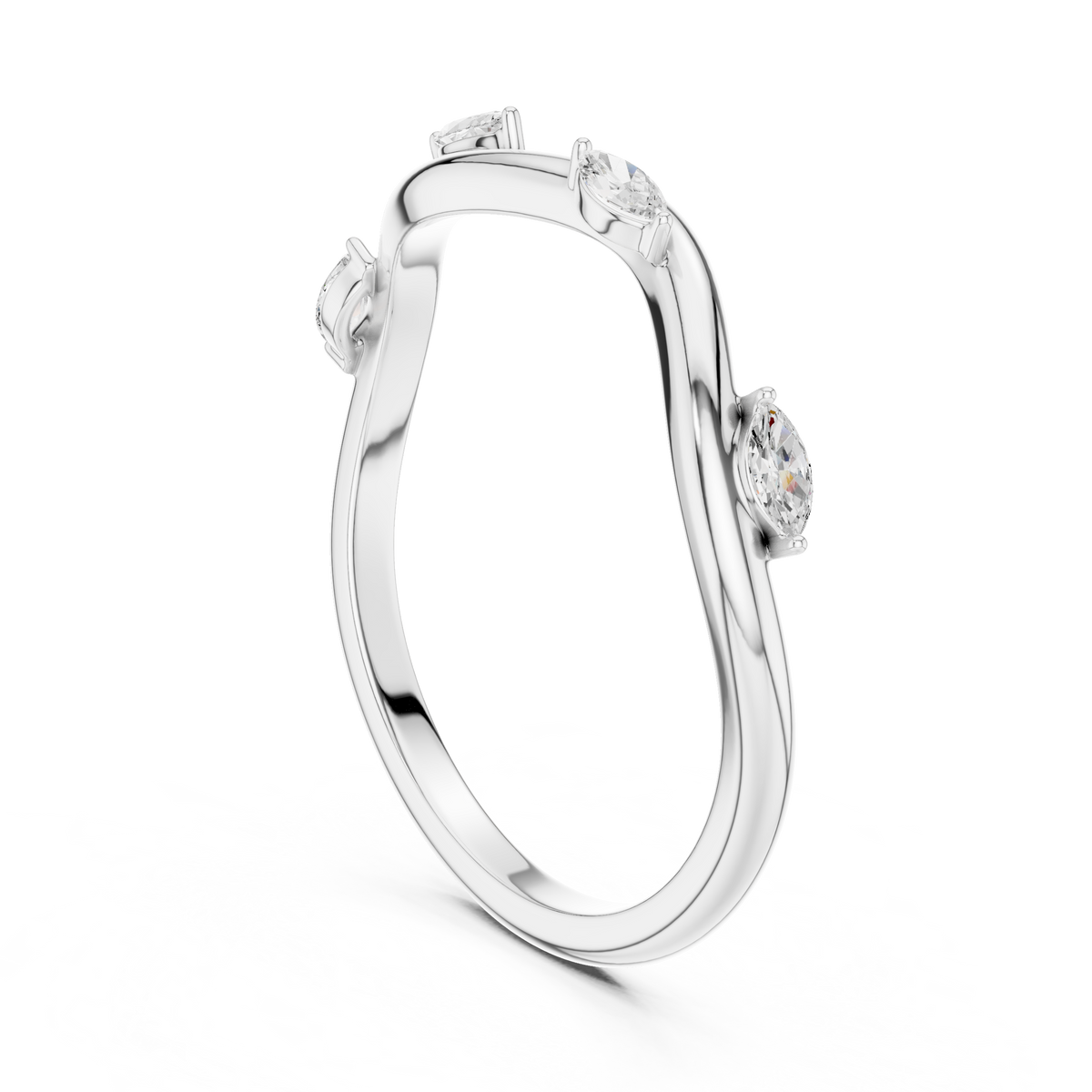 Marquise Wave Ring