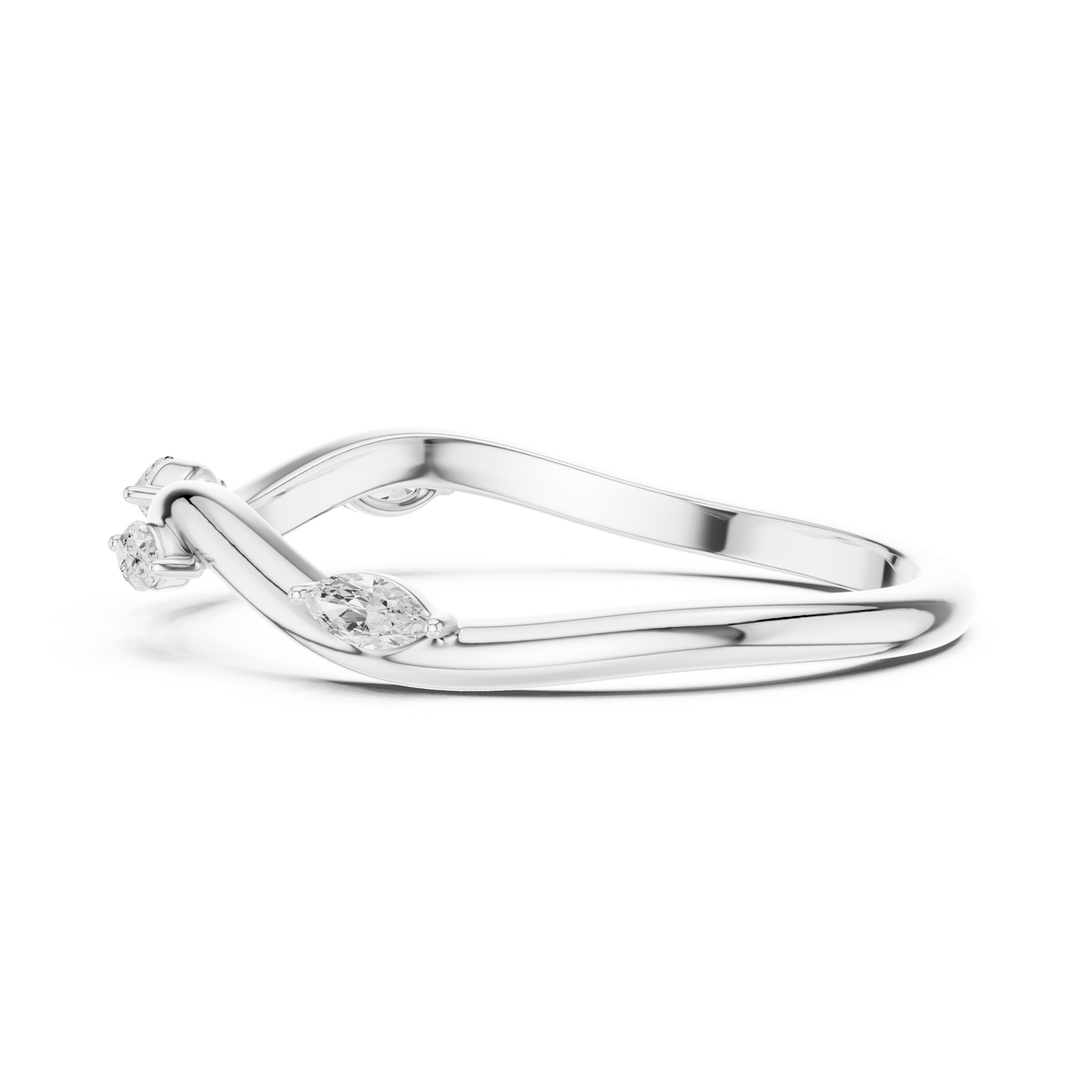 Marquise Wave Ring