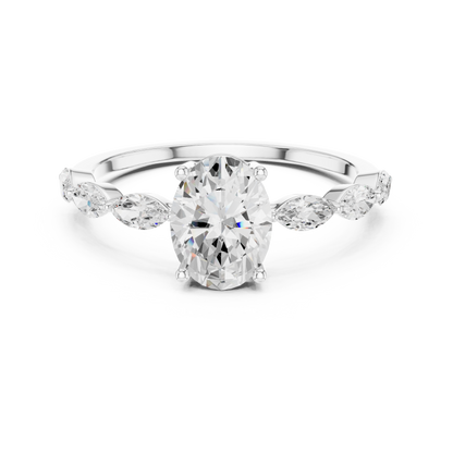 Classic Oval Solitaire Ring