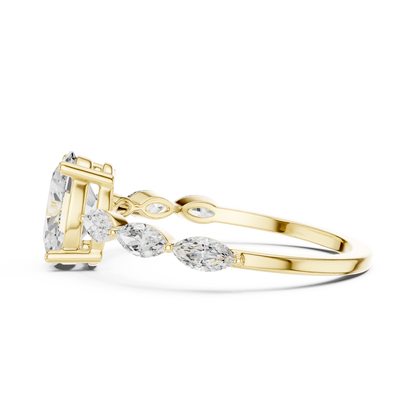 Classic Oval Solitaire Ring