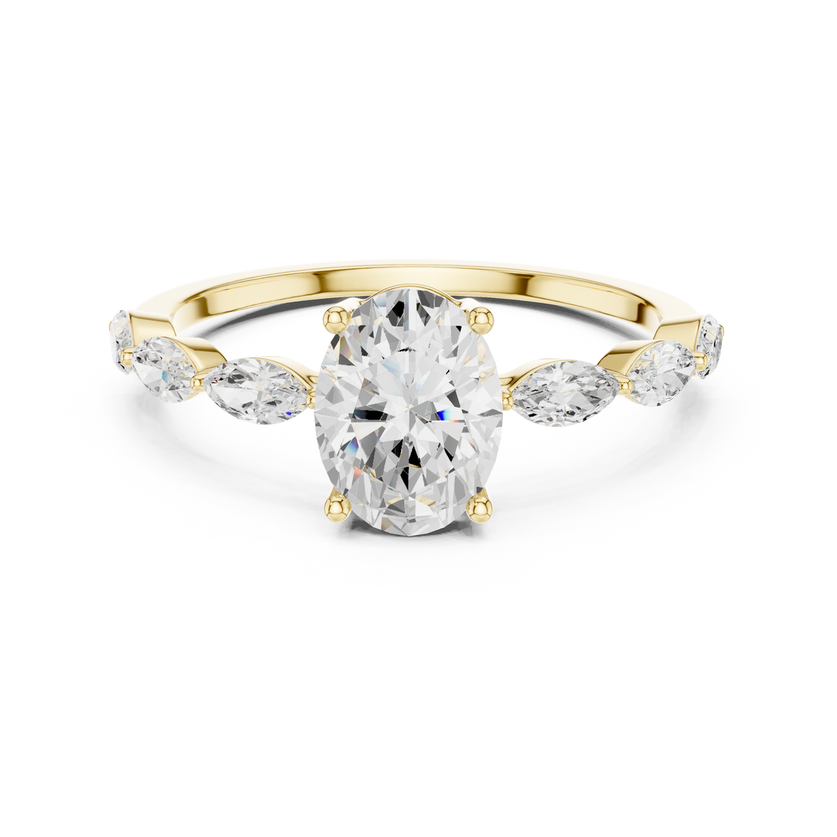 Classic Oval Solitaire Ring