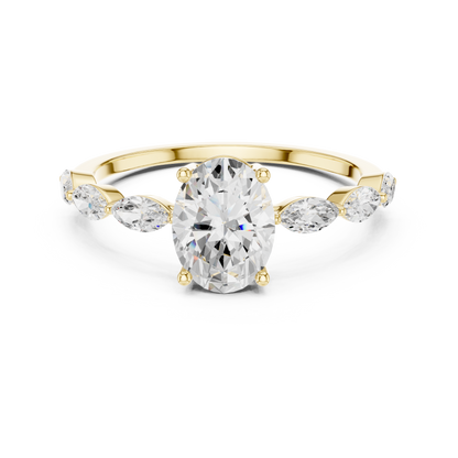 Classic Oval Solitaire Ring
