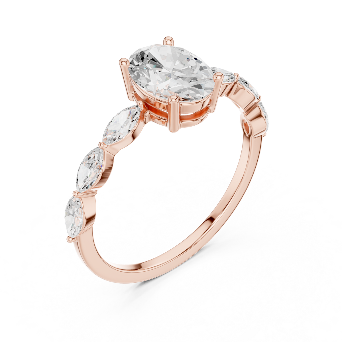 Classic Oval Solitaire Ring