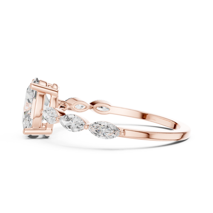 Classic Oval Solitaire Ring