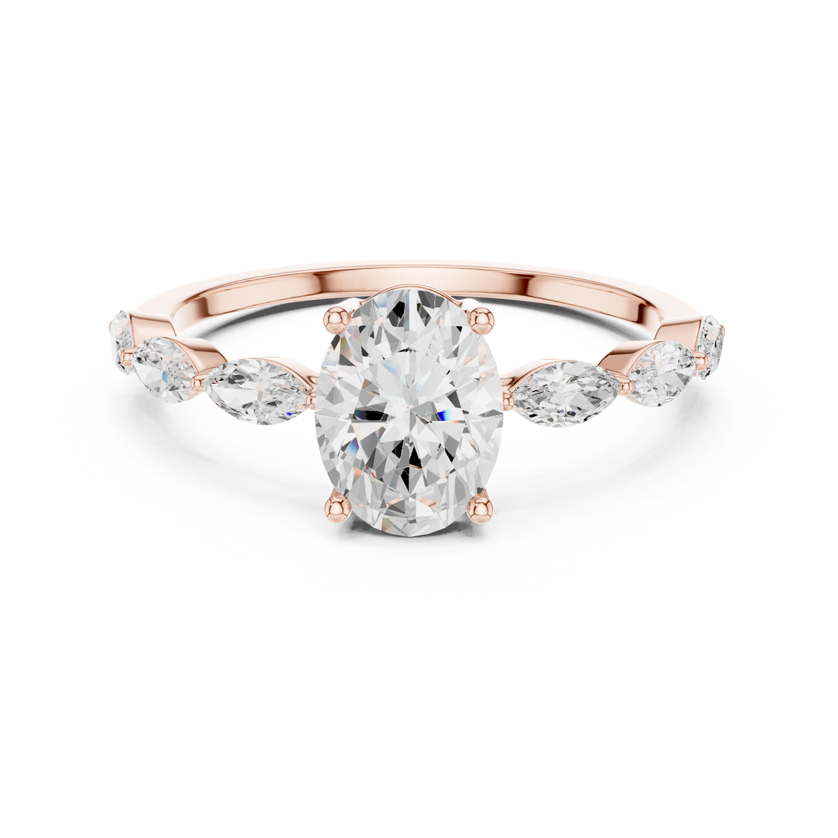 Classic Oval Solitaire Ring