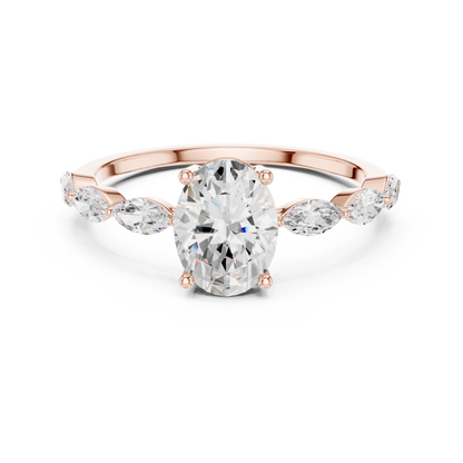 Classic Oval Solitaire Ring