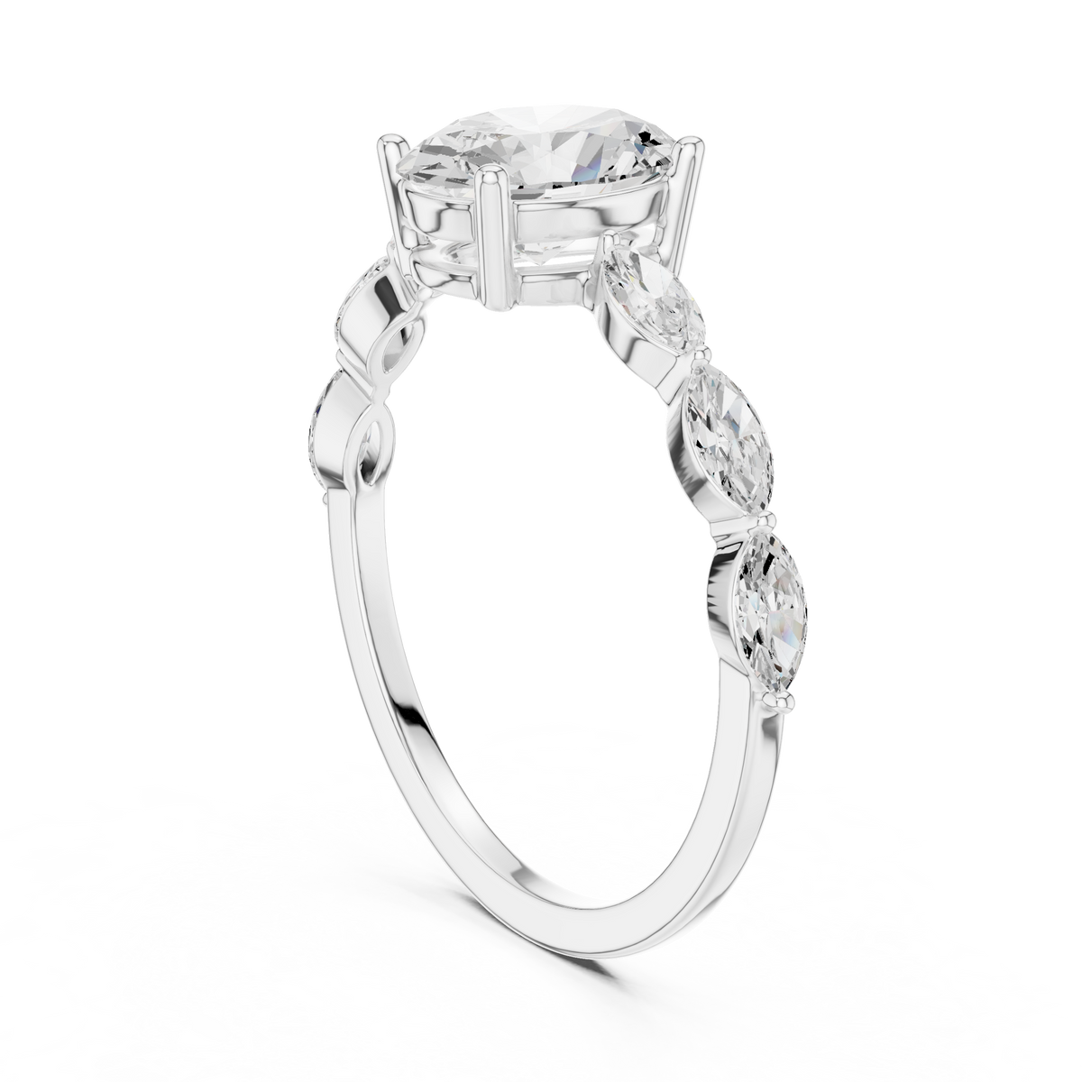 Classic Oval Solitaire Ring