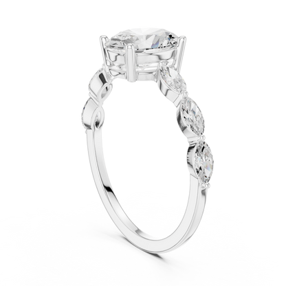 Classic Oval Solitaire Ring