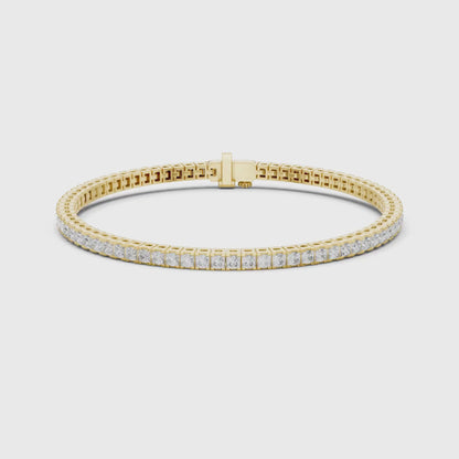 Imperial Prism Princess Cut Diamond Tennis Bracelet